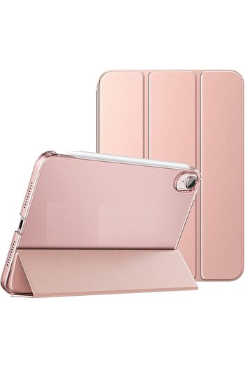 UnDePlus Apple Ipad Air 11inç M2/m3 Air 4/5.nesil 10.9 Uyumlu Kılıf Pu Deri Smart Standlı Case Flip