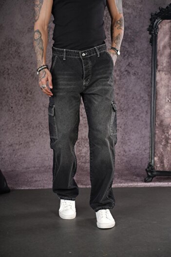 king brich Baggy Fit Pocket Men's Jeans