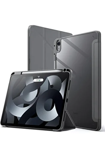 UnDePlus Apple Ipad Air 11 بوصة M2/m3 Air 4/5th الجيل 10.9 حافظة متوافقة مع الكتابة على الجدران شفافة مع مقصورة القلم
