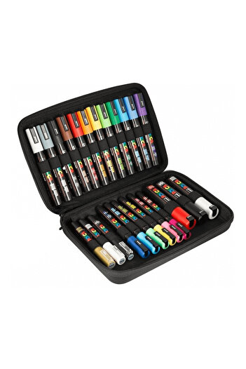 POSCA Set of 24 markers in a folder with handle