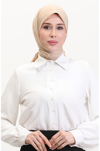 sefamerve Candyy Soft Scarf 19097-23 (Sixth Column) Mixed Silver Sıface
