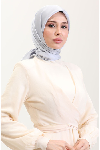 sefamerve Gray Crystal Scarf 81079-18