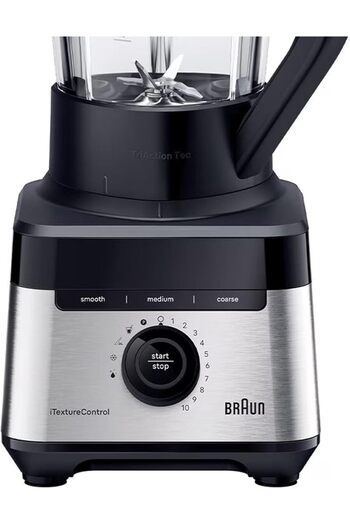 Braun خلاط PowerBlend 7 iTexture Control، 9 برامج طعام، 1400 واط، إبريق قوي
