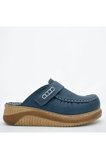 CONSUELO Orthopedic Leather Velcro Sabo Slippers 10213