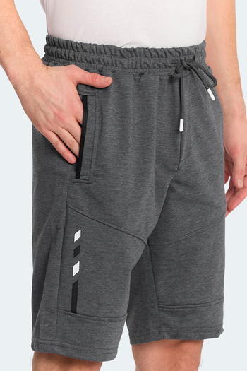 Slazenger NASIM Erkek Cepli Koyu Gri Şort
