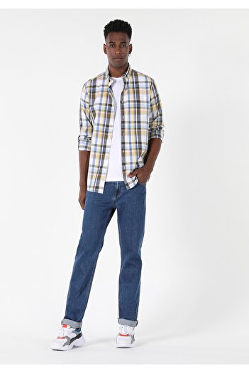 Colin's Regular Fit Shirt Neck Men's Multicolor Long Sleeve Shirt