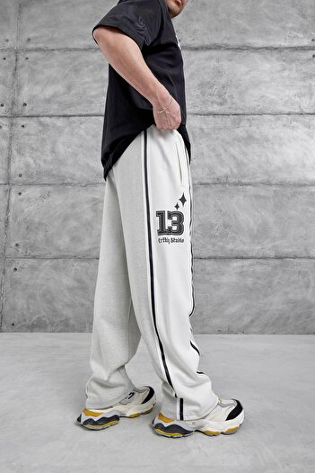 NOMARC Gray Weirdx Written Baggy Tracksuit