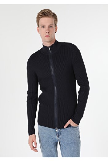 Colin's Ανδρική ζακέτα Slim Fit Navy Blue