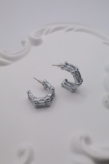DEMOKAN Women's Earrings Bambus Design 2cm Earrings