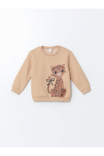LC Waikiki LCW Kız Bebek Sweatshirt ve Eşofman Alt 2'li