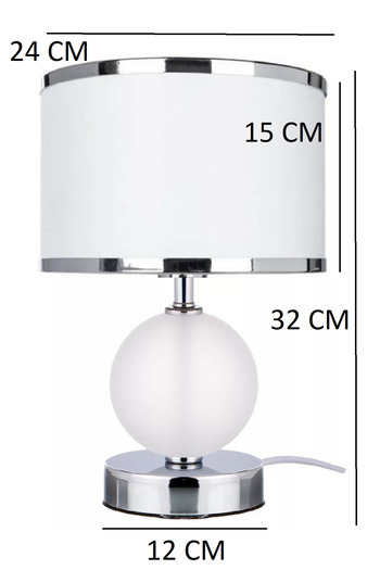 571 Store Kartopu Table Lamp Metal Night Fabric Head Bedside Lamp