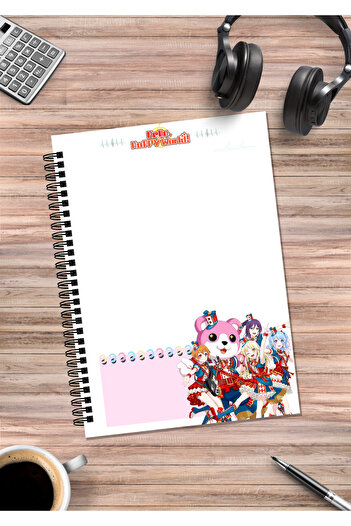 mertfigur Bang Dream Bandori Poppin Party Anime Spiral Notebook A5 (50Leaf)