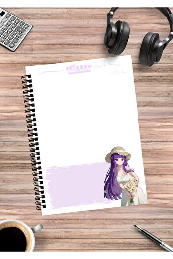 mertfigur Frieren Beyond Journey's End Himmel Fern Stark Anime Spiral Notebook A5 (50 Sheets)