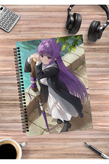 mertfigur Frieren Beyond Journey's End Himmel Fern Stark Anime Spiral Notebook A5 (50 Sheets)