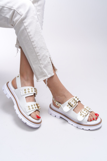 Riccon Ysalitia Women's Sandals 0012120   White