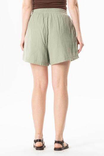 Eliş Şile Bezi Summer & Shorts Pearl Lacing (Olive Green)