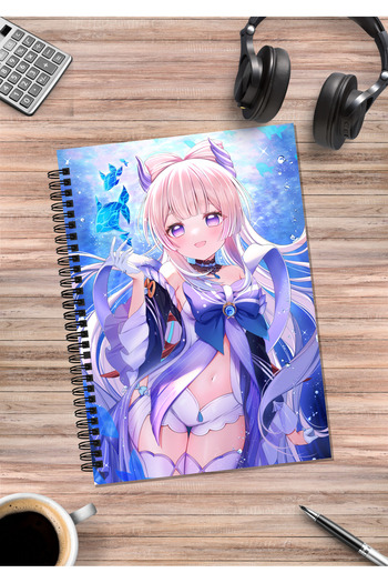 mertfigur Genshin Kokomi Anime Spiral Notebook A5 (50 Sheets)