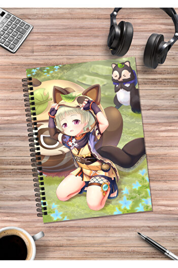 mertfigur Genshin Sayu Anime Spiral Notebook A5 (50Sheets)