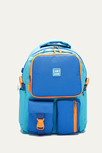 By Hakan Hkn 9013 Set of 3 Primary School Backpack School Bag Multi-Compartment Orthopedic Back Blue