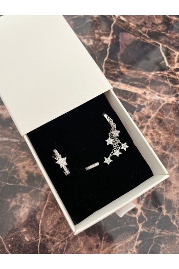Asteria Jewelry Steel Invoiced Earrings, Guaranteed to Not Fade Color