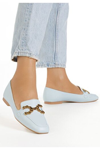 B T Shoes Mocasini dama Galaia Albastri