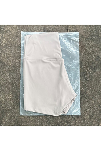 Choice XL Bark color Women Sports Shorts High Waist Yoga Shorts Slim Fit Butt Lift Gym Running High Elastic