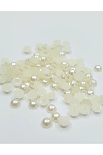 PASAMİA 4 mm Cream Color Half Pearl 25 g (1150-1200 Pieces)