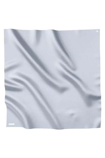 Armine Solid Color Silk Scarf - Adre-510 - Tivil - Silver