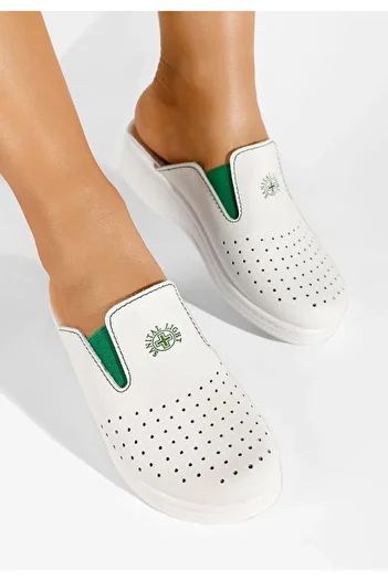 B T Shoes Medical clogs with orthopedic sole Adona V2 white
