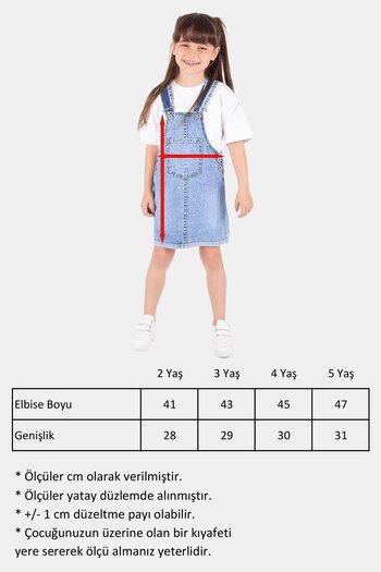 Trend Baby Kids Blugi pentru fete Salopet de vară