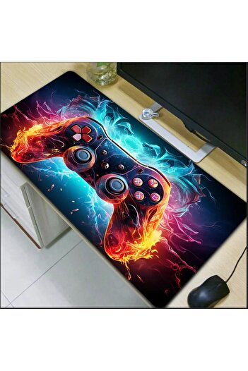 sgeteknoloji 70X30 cm 3D Game Console Design Non-Slip Base Speed Surface Player Mouse Pad Gaming