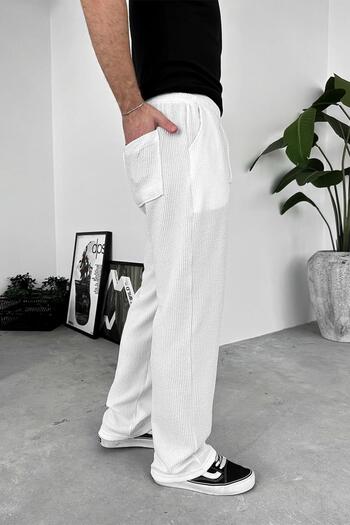 HAFKAGİYİM Екрю Sandy Comfort Baggy Pantolon