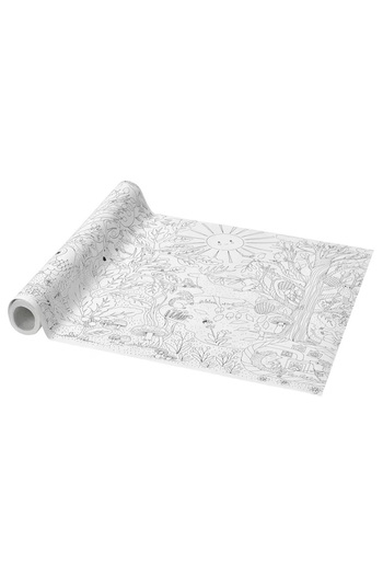 Generic Coloring Paper Roll, Enchanted Forest, 10 m