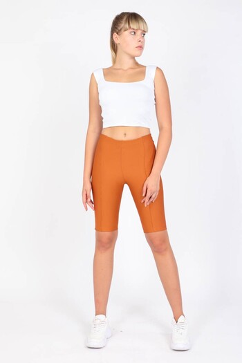 MARKAPIA Tan Colored Women's Biker Casual Shoes