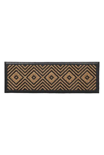 Generic Non-Slip Backing Attractive Diamonds Design Door Mat 25 x 75cm