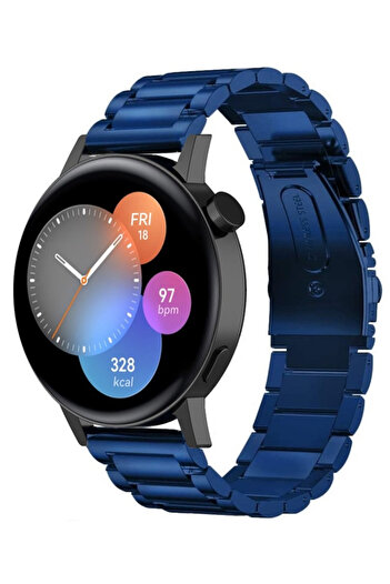 Techmaster Huawei Watch Gt5 Gt4 Gt2e Gt2 Gt3 Gt3 Pro 46mm Uyumlu Paslanmaz Çelik Metal Kordon 22mm