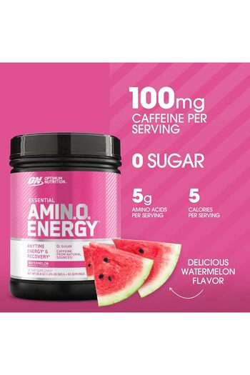 Optimum Nutrition Amino Energy - Pre Workout With Green Tea, Bcaa,amino Acids-watermelon,30 Servings