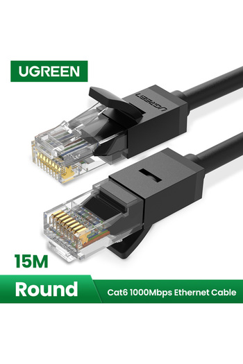 Ugreen كابل إيثرنت UTP Cat6 بطول 15 مترًا | أسود