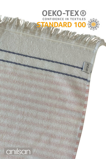 Anılsan Πετσέτα χεριών Sunset Stripe Detail 100% βαμβάκι 50x80