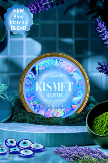 Mim and More Luminara Studio X Kısmet Matcha - Blue Spirulina Superfood Matcha with Lavender Flavor, 25 Gr