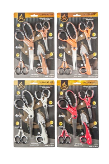 Light up Scissors Set of Four