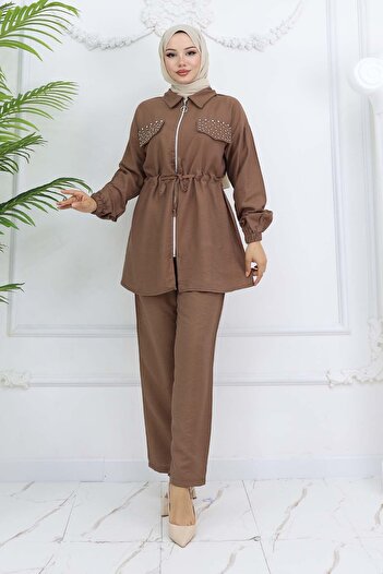 benguen Stoned Linen - Airobin Suit Tan (4766)