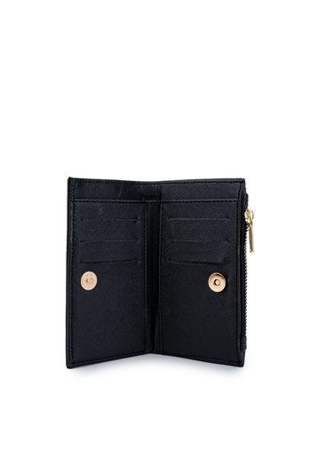 minebag Faux Leather Women's Wallet, Black Zc189