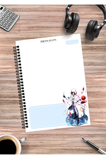 mertfigur Bungou Stray Dogs Spiral Notebook A5 (50 Sheets)