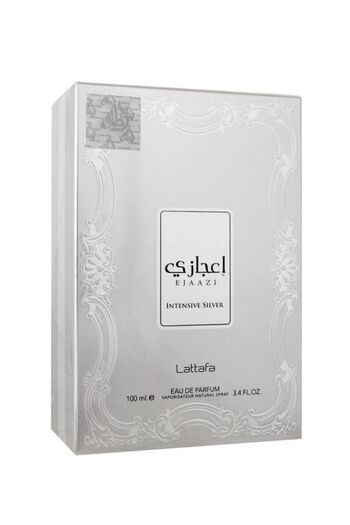 LATTAFA PURE MUSK Lattafa Intensive Silver Miracle Perfume for Men - Eau de Parfum 100ml