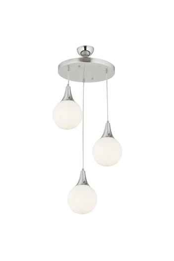 Apliqa Lustra HubRom, DAMLA 3062-03Y-CH 35x70 cm 3xE27-60W Crom