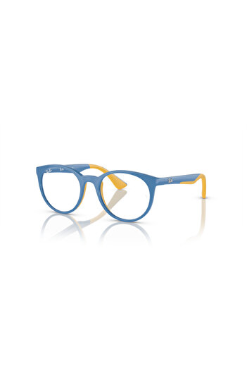 Ray-Ban Ray Ban Jr. Vista Unisex Phantos Eyeglasses- Rb 1628 - Lense Size:48mm - Light Blu On Rubber Yellow