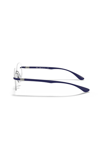 Ray-Ban Ray Ban Vista Unisex Irregular Eyeglasses- Rb 8766 - Lense Size:51mm - Silver