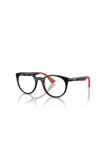 Ray-Ban Ray Ban Jr. Vista Unisex Phantos Eyeglasses- Rb 1628 - Lense Size:48mm - Black On Rubber Red
