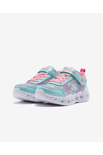 SKECHERS HEART LIGHTS - BOOGIE LOVE Büyük Kız Çocuk Yeşil Işıklı Spor Ayakkabı 303257L MTMT